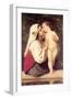 The Kiss-William Adolphe Bouguereau-Framed Art Print