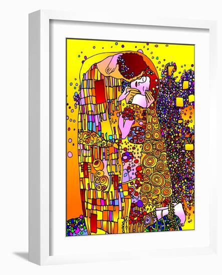 The Kiss-Howie Green-Framed Giclee Print