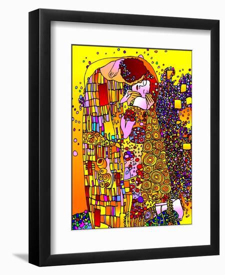 The Kiss-Howie Green-Framed Premium Giclee Print