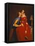The Kiss-Edgar Jerins-Framed Stretched Canvas