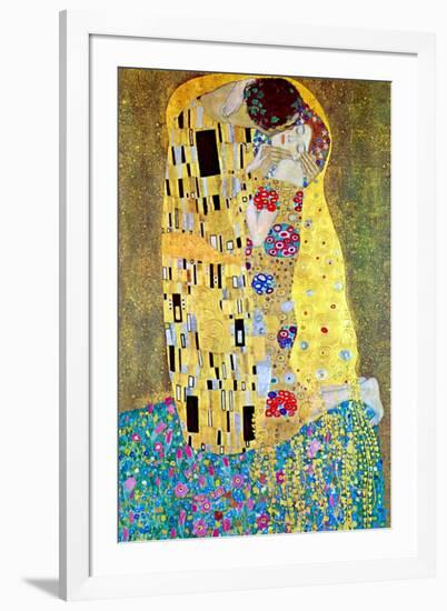 The Kiss-Gustav Klimt-Framed Art Print