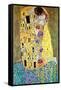 The Kiss-Gustav Klimt-Framed Stretched Canvas