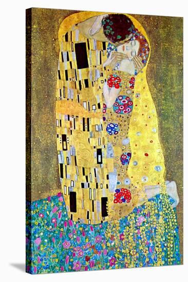 The Kiss-Gustav Klimt-Stretched Canvas