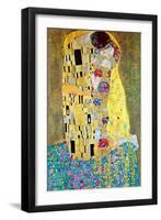 The Kiss-Gustav Klimt-Framed Art Print