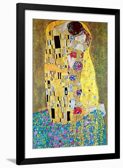 The Kiss-Gustav Klimt-Framed Art Print