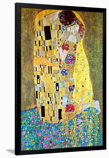 The Kiss-Gustav Klimt-Framed Art Print