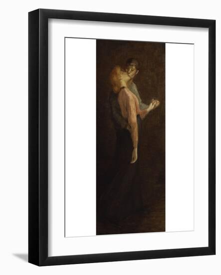 The Kiss-Théophile Alexandre Steinlen-Framed Giclee Print