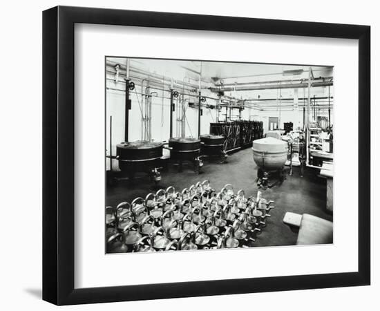 The Kitchen at Banstead Hospital, Sutton, Surrey, 1938-null-Framed Photographic Print