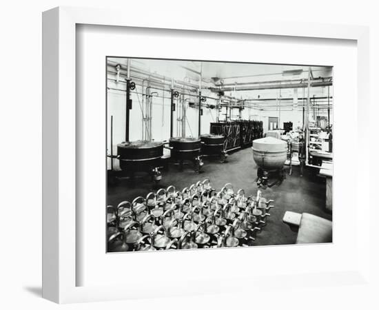 The Kitchen at Banstead Hospital, Sutton, Surrey, 1938-null-Framed Photographic Print