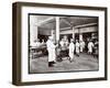 The Kitchen at the Hotel Manhattan, 1902-Byron Company-Framed Giclee Print