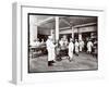 The Kitchen at the Hotel Manhattan, 1902-Byron Company-Framed Giclee Print