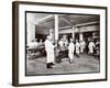 The Kitchen at the Hotel Manhattan, 1902-Byron Company-Framed Giclee Print