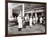 The Kitchen at the Hotel Manhattan, 1902-Byron Company-Framed Giclee Print