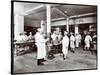 The Kitchen at the Hotel Manhattan, 1902-Byron Company-Stretched Canvas