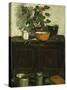 The Kitchen Dresser, Larkhall-George Leslie Hunter-Stretched Canvas