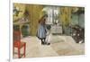 The Kitchen, from 'A Home' Series, c.1895-Carl Larsson-Framed Giclee Print