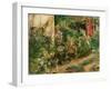 The Kitchen Garden in Wannsee to the Northeast, C.1920 (Oil on Canvas)-Max Liebermann-Framed Giclee Print