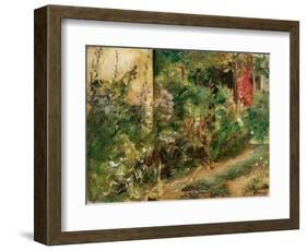 The Kitchen Garden in Wannsee to the Northeast, C.1920 (Oil on Canvas)-Max Liebermann-Framed Giclee Print