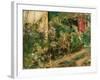 The Kitchen Garden in Wannsee to the Northeast, C.1920 (Oil on Canvas)-Max Liebermann-Framed Giclee Print