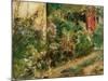 The Kitchen Garden in Wannsee to the Northeast, C.1920 (Oil on Canvas)-Max Liebermann-Mounted Giclee Print