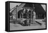 The kitchen in the camp for white flood refugees at Forrest City, Arkansas, 1937-Walker Evans-Framed Stretched Canvas