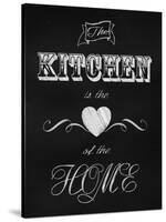 The Kitchen Is the Heart-Tina Lavoie-Stretched Canvas