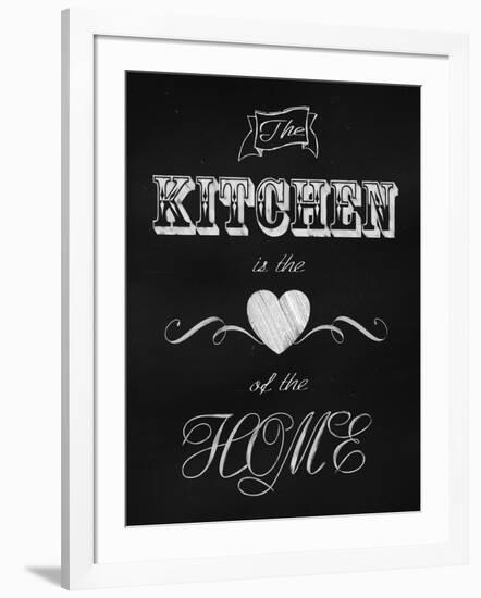 The Kitchen Is the Heart-Tina Lavoie-Framed Giclee Print