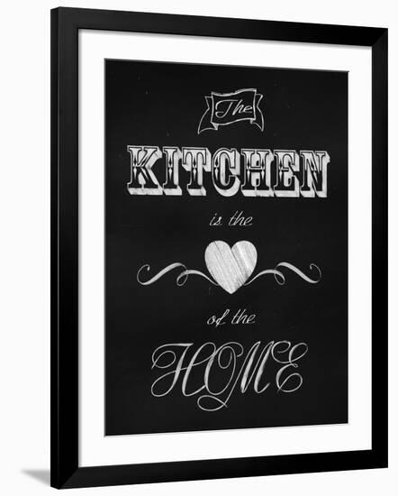 The Kitchen Is the Heart-Tina Lavoie-Framed Giclee Print