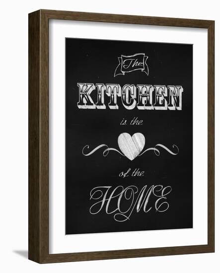 The Kitchen Is the Heart-Tina Lavoie-Framed Giclee Print