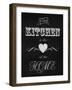 The Kitchen Is the Heart-Tina Lavoie-Framed Giclee Print