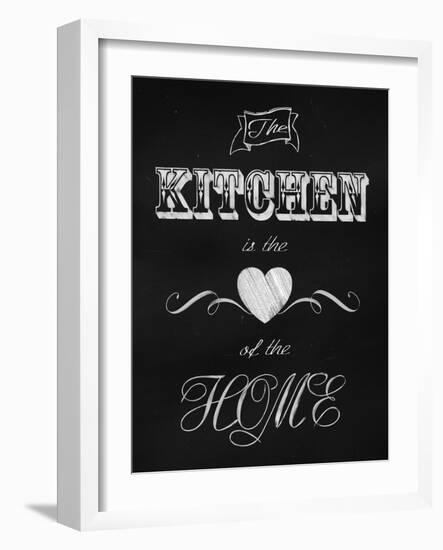 The Kitchen Is the Heart-Tina Lavoie-Framed Giclee Print