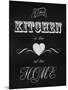 The Kitchen Is the Heart-Tina Lavoie-Mounted Giclee Print
