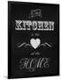 The Kitchen Is the Heart-Tina Lavoie-Framed Giclee Print