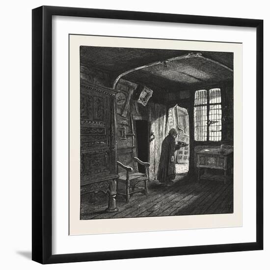 The Kitchen, Leicester's Hospital, Uk, 19th Century-null-Framed Giclee Print