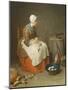 The Kitchen Maid, 1738-Jean-Baptiste Simeon Chardin-Mounted Giclee Print