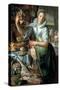 The Kitchen Maid, Ca 1620-1625-Joachim Wtewael-Stretched Canvas