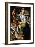 The Kitchen Maid circa 1620-25-Joachim Wtewael Or Utewael-Framed Giclee Print