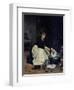 The Kitchen Maid Washing-Up-Victor Gabriel Gilbert-Framed Giclee Print