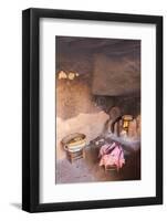 The Kitchen of a Traditional Berber Home in the Ourika Valley, Morocco, North Africa, Africa-Charlie Harding-Framed Photographic Print