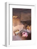 The Kitchen of a Traditional Berber Home in the Ourika Valley, Morocco, North Africa, Africa-Charlie Harding-Framed Photographic Print