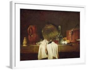 The Kitchen Table-Jean-Baptiste Simeon Chardin-Framed Giclee Print