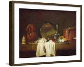 The Kitchen Table-Jean-Baptiste Simeon Chardin-Framed Giclee Print