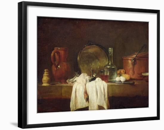 The Kitchen Table-Jean-Baptiste Simeon Chardin-Framed Giclee Print