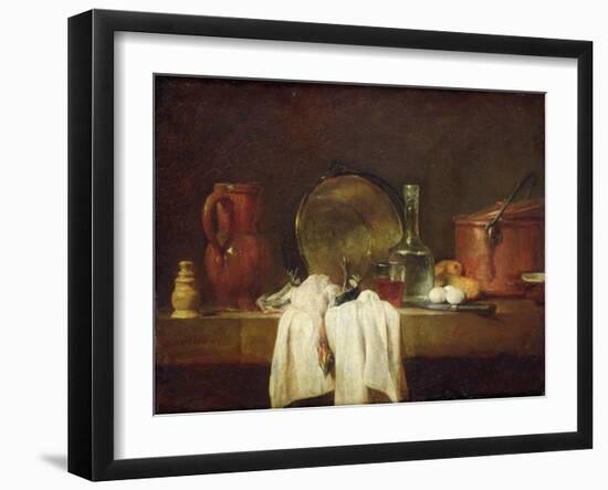 The Kitchen Table-Jean-Baptiste Simeon Chardin-Framed Giclee Print