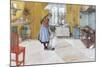 The Kitchen-Carl Larsson-Mounted Art Print