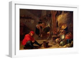 The Kitchen-David Teniers the Younger-Framed Giclee Print