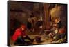The Kitchen-David Teniers the Younger-Framed Stretched Canvas