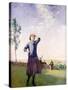 The Kite Flyer, 1916-Harold Harvey-Stretched Canvas