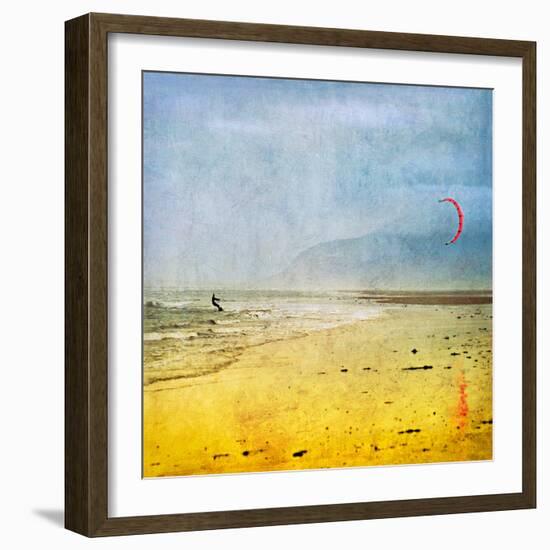 The Kite Surfer-Pete Kelly-Framed Giclee Print
