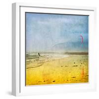 The Kite Surfer-Pete Kelly-Framed Giclee Print